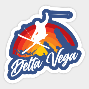 Ski Delta Vega Sticker